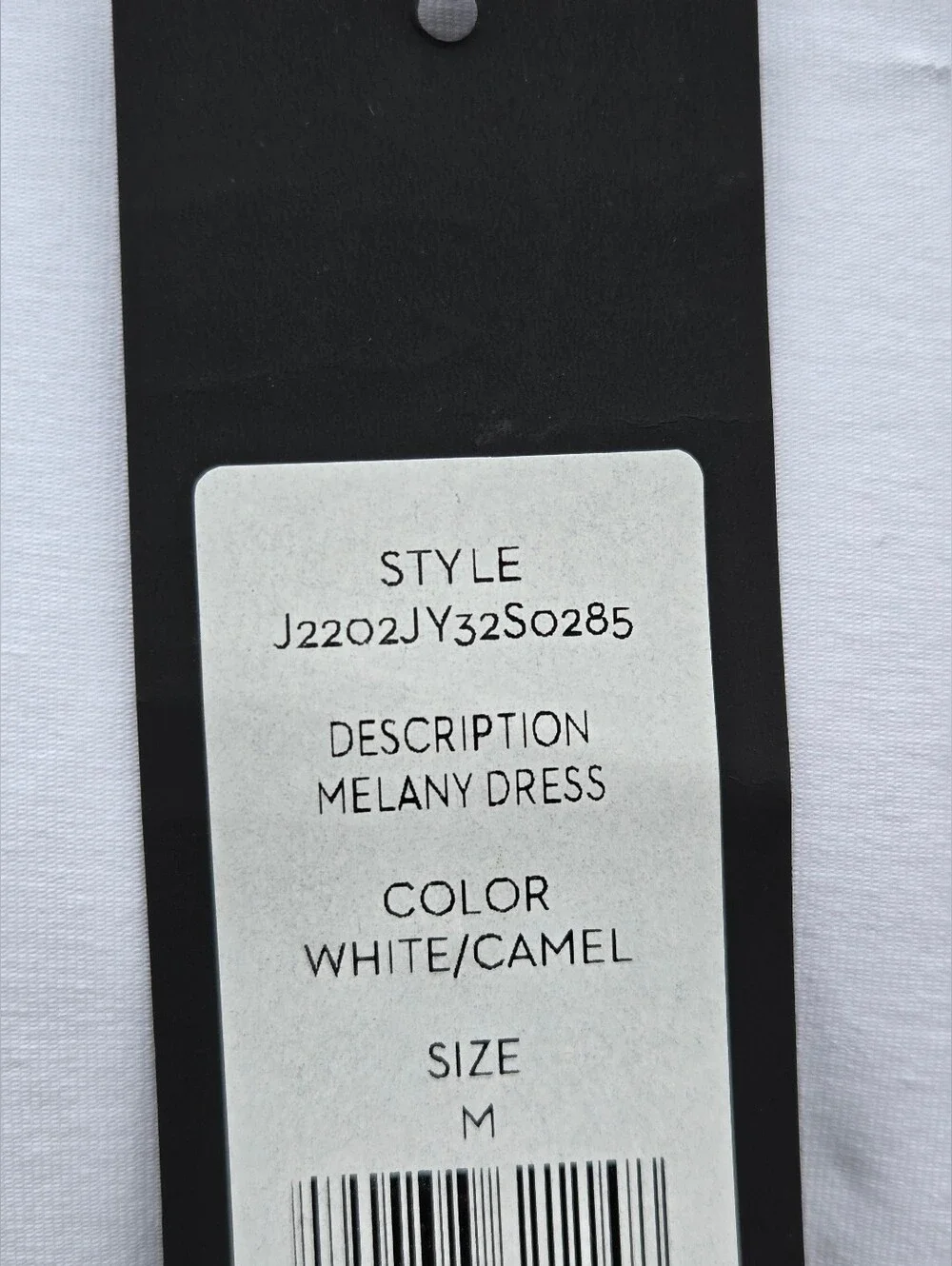 Veronica Beard Jeans Melany Dress White Camel Belted Utility NWT Size M